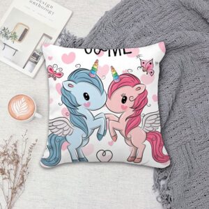 Valentine Pillow, You And Me Unicorn Couple…