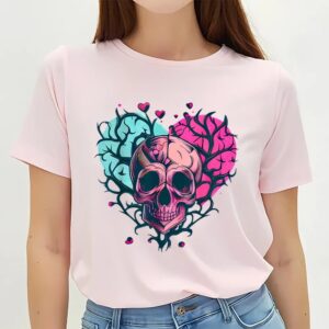 Valentine T Shirt Awesome Skull Vintage Heart Love Valentines Day T Shirt Valentine Day Shirt 2 pggmbz.jpg