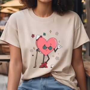Valentine T Shirt Baseball HearT Shirt Retro Baseball Valentines Day T Shirt Valentine Day Shirt 4 memvtv.jpg