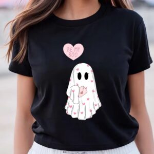 Valentine T-Shirt, Be My Boo Valentines Ghost…