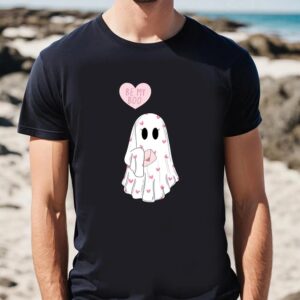 Valentine T Shirt Be My Boo Valentines Ghost With Balloon Valentines Day T Shirt Valentine Day Shirt 2 nehdfh.jpg