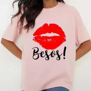 Valentine T Shirt Besos Kisses In Spanish Cute Valentine s Day T Shirt Valentine Day Shirt 2 tl9htz.jpg