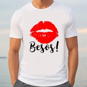 Valentine T Shirt Besos Kisses In Spanish Cute Valentine s Day T Shirt Valentine Day Shirt 3 utfqfz.jpg