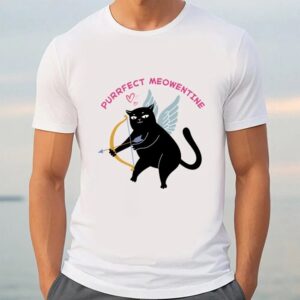 Valentine T Shirt Black Cat Cupid Purr Perfect Meow Valentine Funny T Shirt Valentine Day Shirt 3 exjir9.jpg