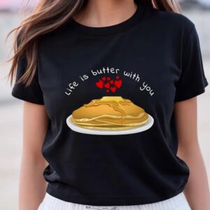 Valentine T-Shirt, Breakfast Valentines Day Shirt, Valentine…