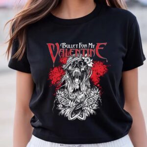 Valentine T-Shirt, Bullet For My Valentine Flower…