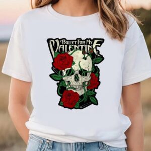 Valentine T-Shirt, Bullet My Valentine Skull And…