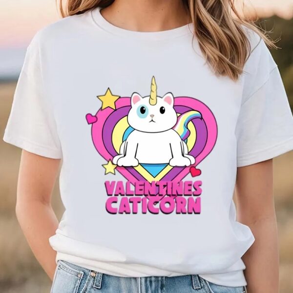 Valentine T-Shirt, Caticorn Valentine T-Shirt, Valentine Day Shirt