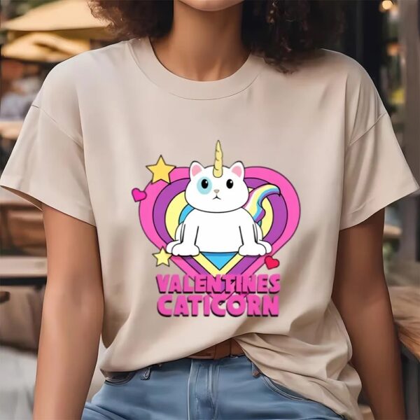 Valentine T-Shirt, Caticorn Valentine T-Shirt, Valentine Day Shirt