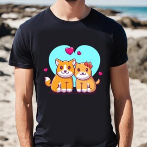 Valentine T Shirt Couple Of Dog Cartoon Valentine T Shirt Valentine Day Shirt 2 blzmvt.jpg