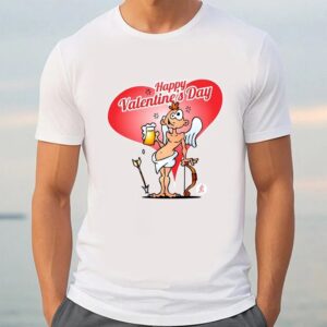 Valentine T Shirt Cupid With A Beer Valentine s Day T Shirt Valentine Day Shirt 3 nbnfu4.jpg