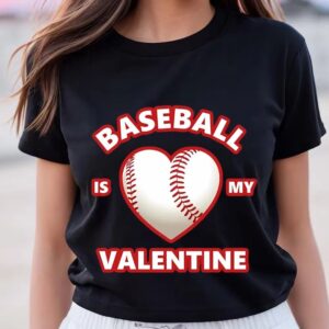 Valentine T-Shirt, Cute Baseball Valentine Shirt For…