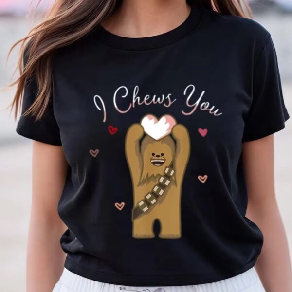 Valentine T-Shirt, Cute Chewbacca Valentine Shirts, Valentine Day Shirt