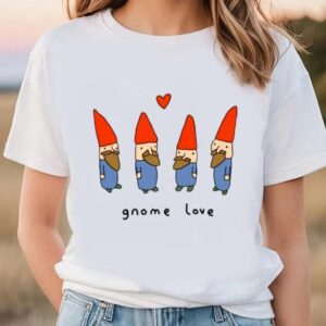 Valentine T-Shirt, Cute Gnome Love Valentine T-Shirt,…