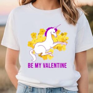 Valentine T-Shirt, Cute Valentine Unicorn Valentine’s Day…
