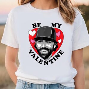 Valentine T Shirt Dansby Swanson Be My Valentine Chicago Baseball MLBPA T Shirt Valentine Day Shirt 1 baef3u.jpg