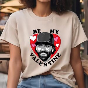 Valentine T Shirt Dansby Swanson Be My Valentine Chicago Baseball MLBPA T Shirt Valentine Day Shirt 4 sjjnhf.jpg