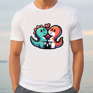Valentine T Shirt Dinosaur Couple Cartoon Valentine T Shirt Valentine Day Shirt 3 d7sfli.jpg