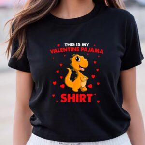 Valentine T-Shirt, Dinosaur This Is My Valentine…