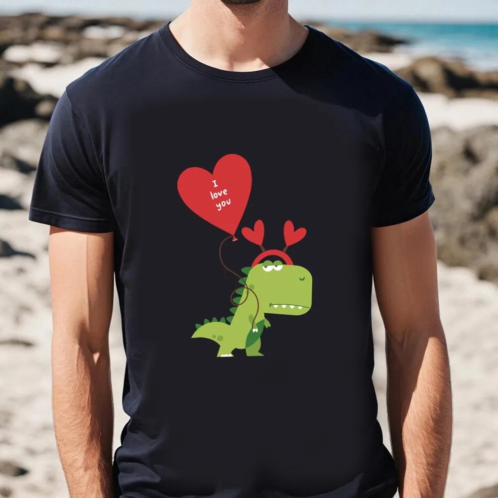Valentine T-Shirt, Dinosaur Valentine’s Day T-Shirt, Valentine Day Shirt