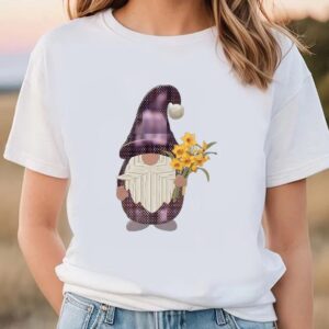 Valentine T-Shirt, Flowering Gnome Valentine T-Shirt, Valentine…