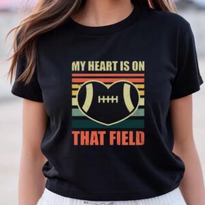 Valentine T-Shirt, Football Valentines Day Heart Is…