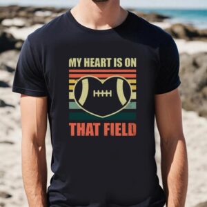 Valentine T Shirt Football Valentines Day Heart Is On The Field Vintage Sport T Shirt Valentine Day Shirt 2 bubzju.jpg