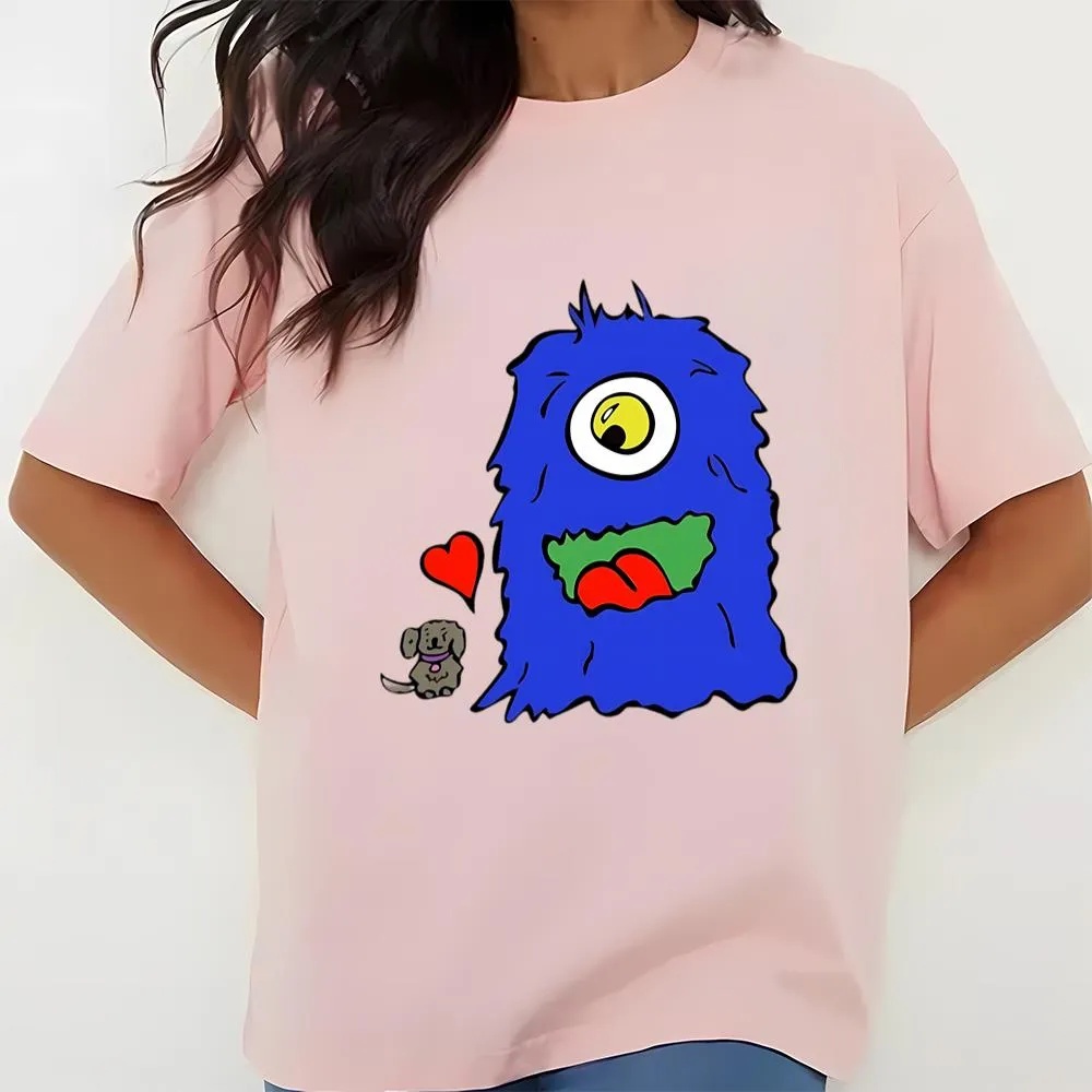 Valentine T-Shirt, Funny Monster Love Puppy And Monster Valentine Shirt, Valentine Day Shirt