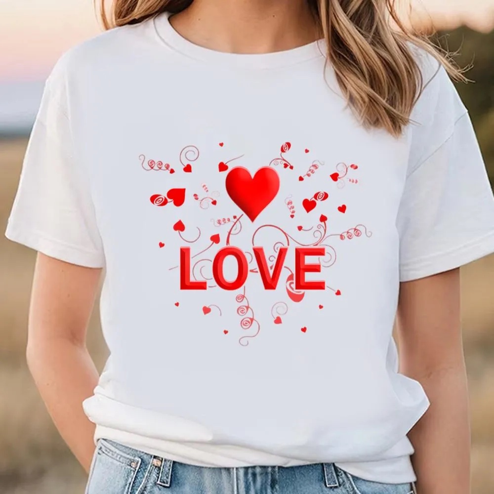 Valentine T-Shirt, Girls Valentines Day Shirt, Valentine Day Shirt