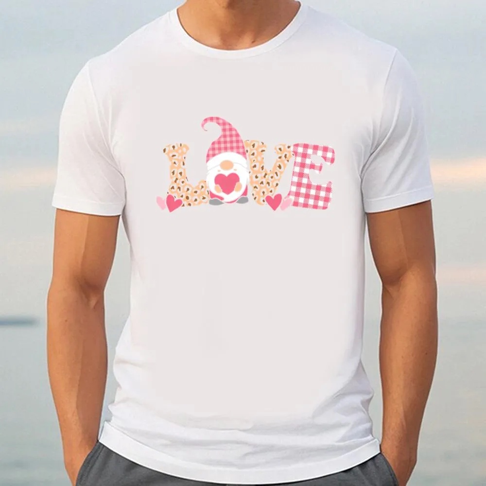 Valentine T-Shirt, Gnome Love Valentine T-Shirt, Valentine Day Shirt