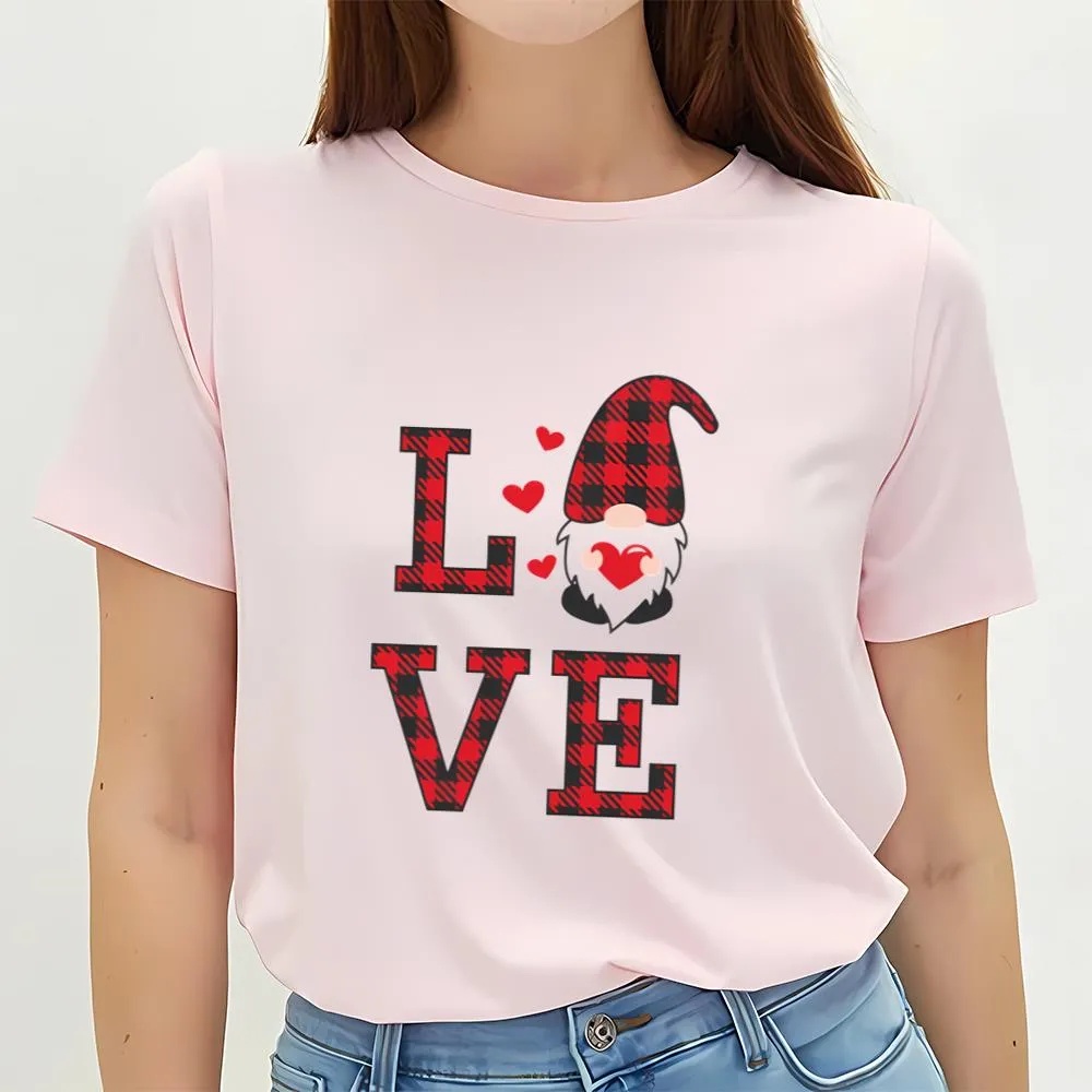 Valentine T-Shirt, Gnomes Love valentine Day T-Shirt, Valentine Day Shirt