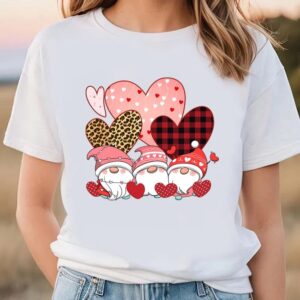 Valentine T-Shirt, Gnomies Hearts Love Valentines Day…
