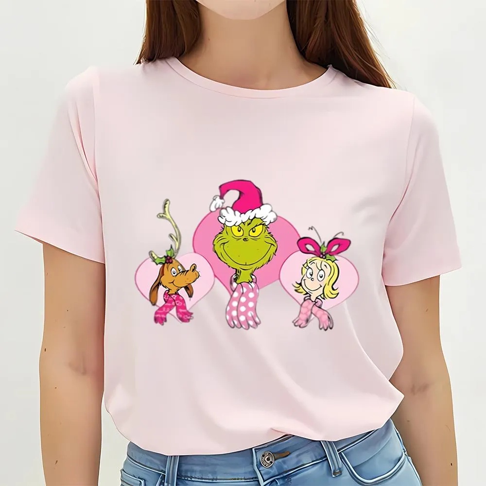 Valentine T-Shirt, Grinch And Max Dog Disneyland Matching Valentine Shirt, Valentine Day Shirt