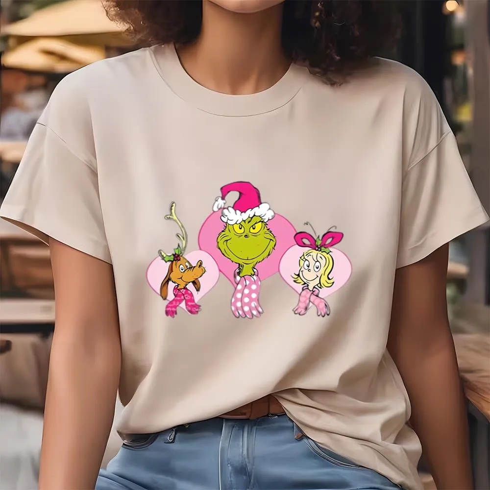 Valentine T-Shirt, Grinch And Max Dog Disneyland Matching Valentine Shirt, Valentine Day Shirt