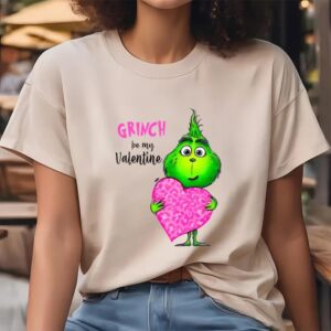 Valentine T Shirt Grinch Be My Valentine Pink HearT Shirt Valentine Day Shirt 4 rigdfz.jpg