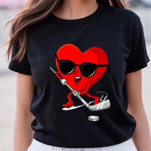 Valentine T-Shirt, Happy Valentine Day Heart Playing…