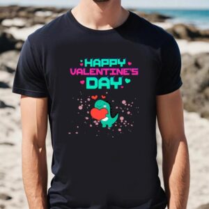 Valentine T Shirt Happy Valentines Day Dinosaur T Shirt Valentine Day Shirt 2 zai3zq.jpg