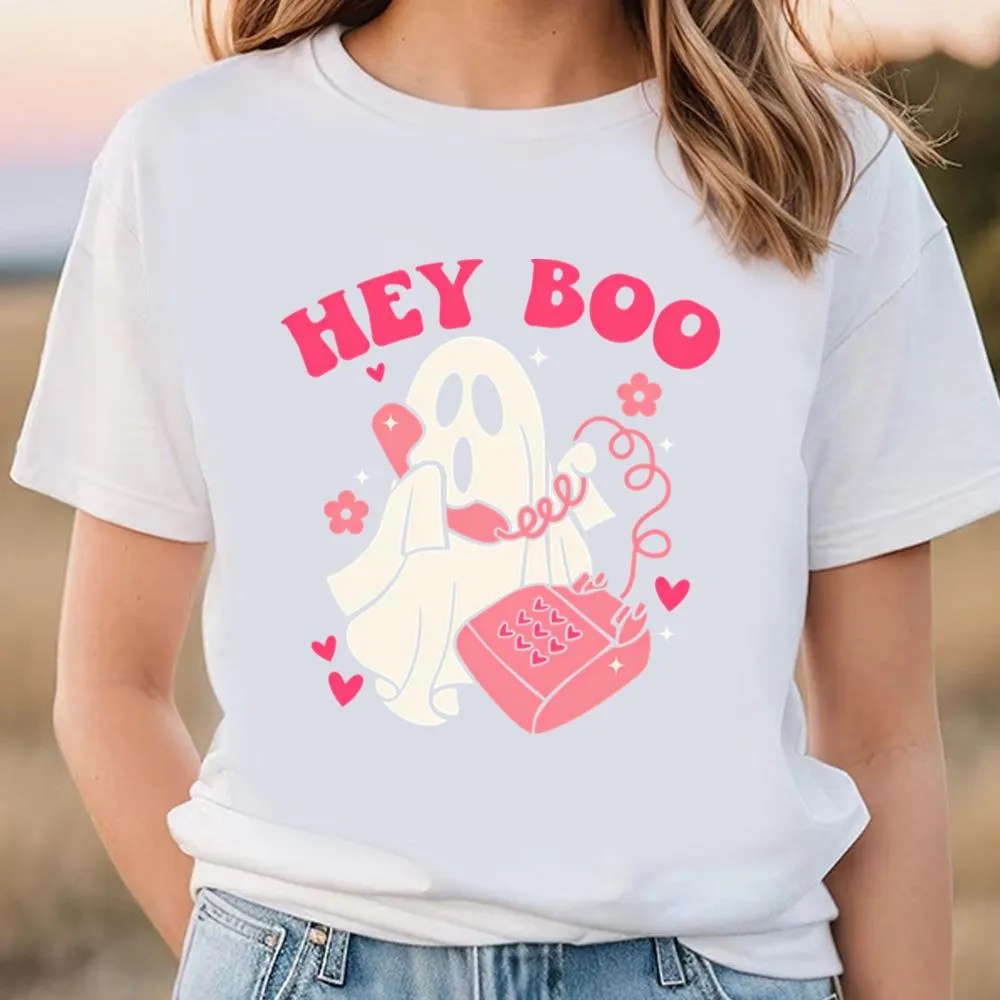 Valentine T-Shirt, Hey Boo Valentine T-Shirt, Valentine Day Shirt