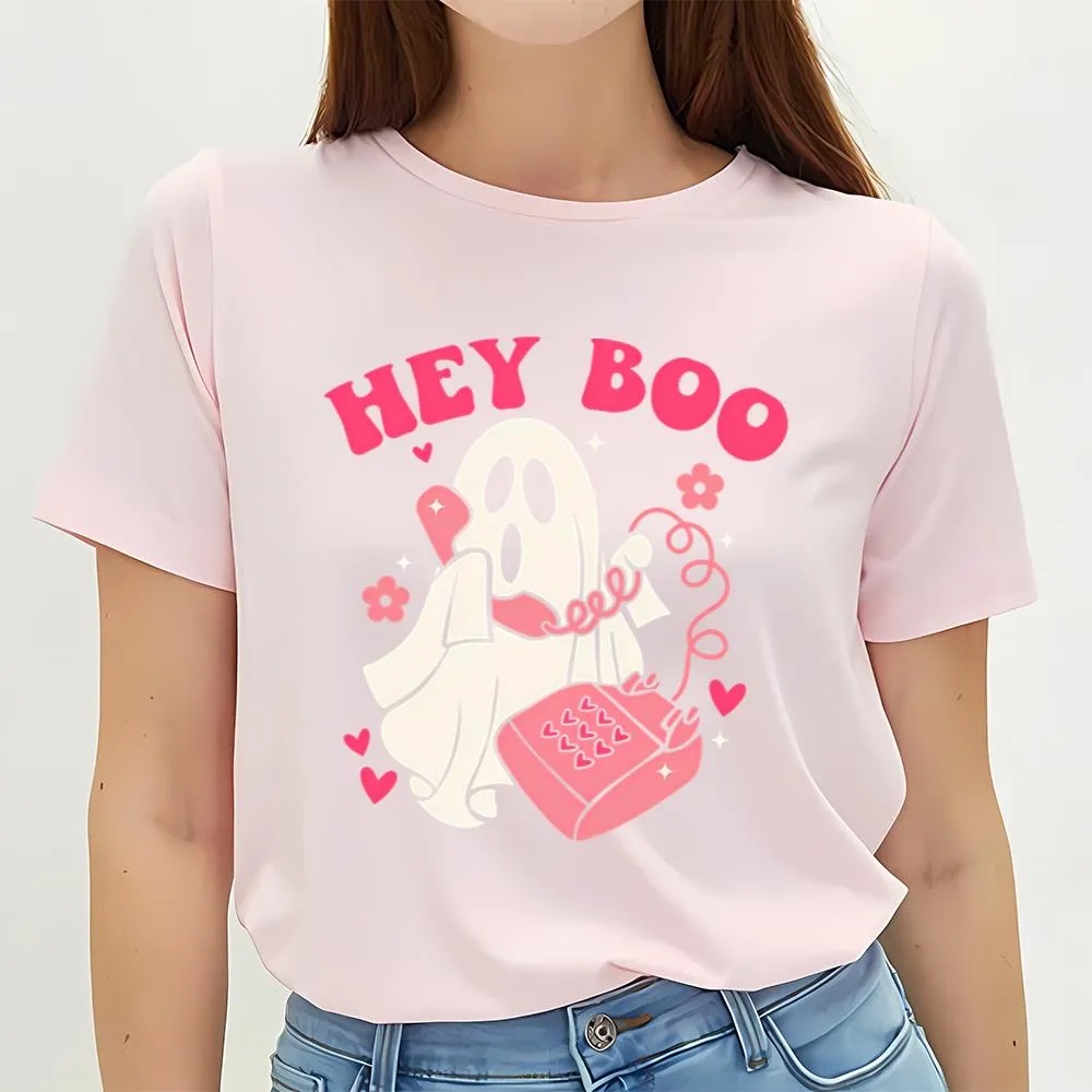 Valentine T-Shirt, Hey Boo Valentine T-Shirt, Valentine Day Shirt