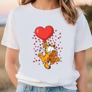 Valentine T-Shirt, High On Love Garfield ValentineT-Shirt,…