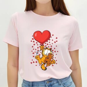 Valentine T Shirt High On Love Garfield ValentineT Shirt Valentine Day Shirt 2 ltlnbk.jpg