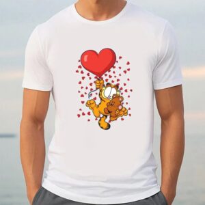 Valentine T Shirt High On Love Garfield ValentineT Shirt Valentine Day Shirt 3 esillo.jpg