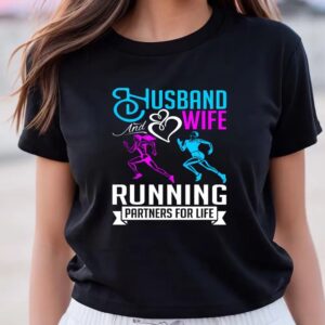 Valentine T-Shirt, Husband and Wife Running Sweet…