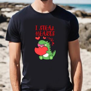 Valentine T Shirt I Steal Hearts Dino Baby Boy and Girl Valentines Day Toddler T Shirt Valentine Day Shirt 2 djyqb4.jpg