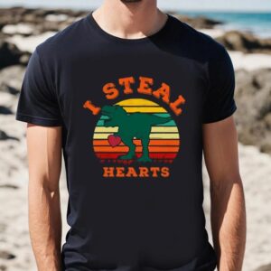 Valentine T Shirt I Steal Hearts Dinosaur Valentine Theme T Shirt Valentine Day Shirt 2 pk0dch.jpg