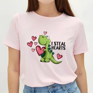 Valentine T Shirt I Steal Hearts Dinosaur Valentines Day T Shirt Valentine Day Shirt 2 qhepch.jpg