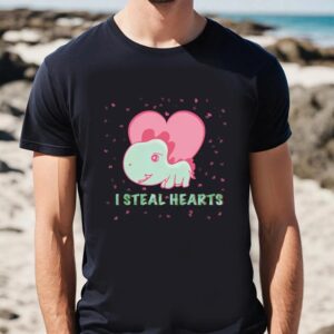 Valentine T Shirt I Steal Hearts Valentines Day Cute Dinosaur Shirt Valentine Day Shirt 2 nk8ted.jpg