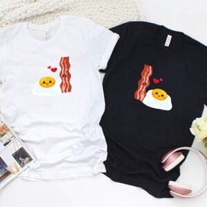 Valentine T-Shirt, Matching Outfits Set, Bacon &…