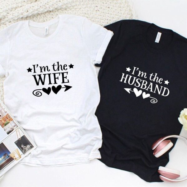 Valentine T-Shirt, Matching Outfits Set, Couples Matching Outfits Adorable Wifehusband Set, Ideal Valentines Day Surprise