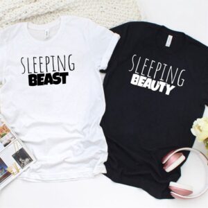 Valentine T-Shirt, Matching Outfits Set, Couples Sleeping…